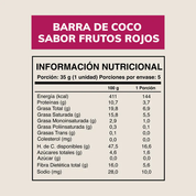 Barra de chocolate Wild Fit - Coco Berries (5 unidades)