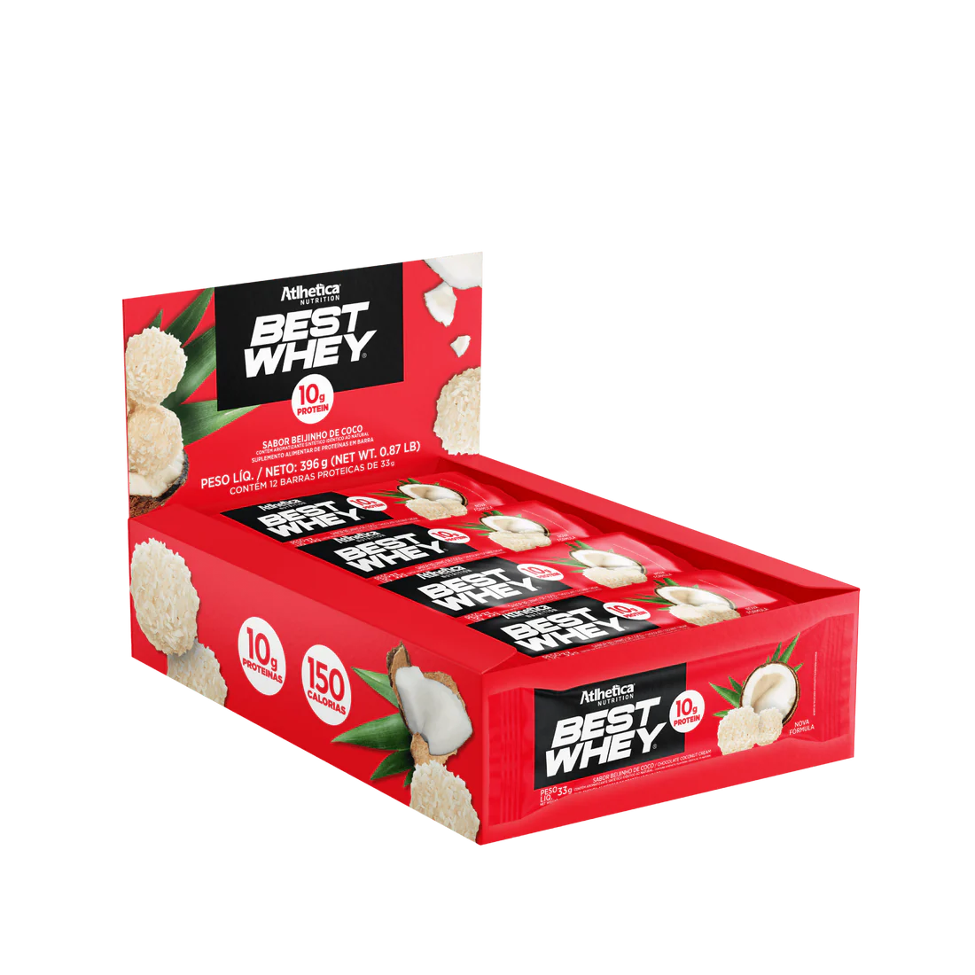 Barra de proteina Atlhetica Nutrition - Cocada (12 unidades)