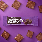Barra de proteina Atlhetica Nutrition - Brownie de chocolate (12 unidades)