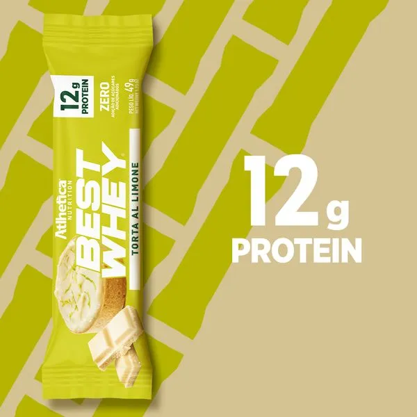 Barra de proteina Atlhetica Nutrition - Pie de Limon 12gr (12 unidades)