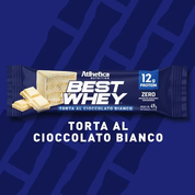 Barra de proteina Atlhetica Nutrition - Torta de Chocolate Blanco (12 unidades)