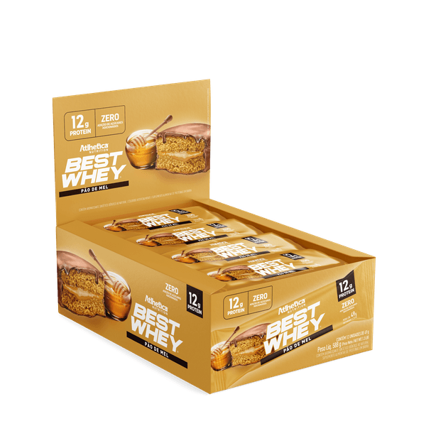 Barra de proteina Atlhetica Nutrition - Pan de miel 12gr (12 unidades)