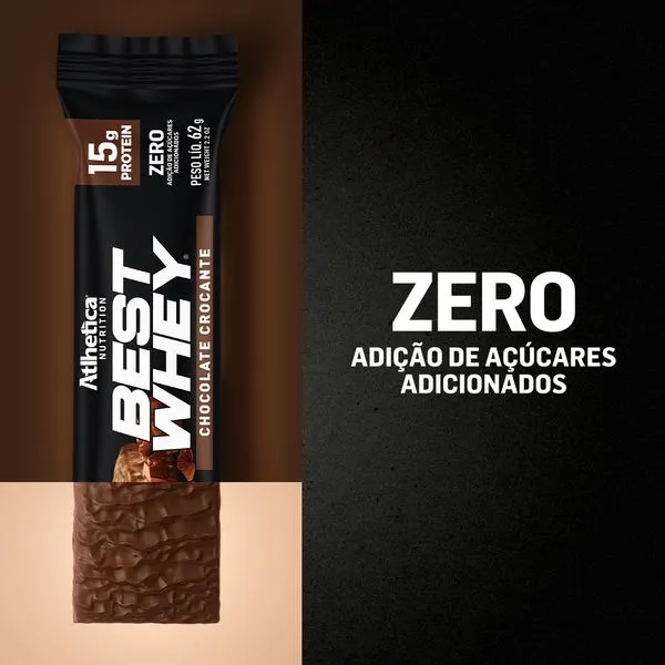 Barra de proteina Atlhetica Nutrition - Chocolate crocante (12 unidades)