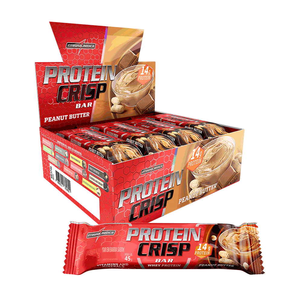 Barra de proteina Integralmedica - Peanut Butter (12 unidades)