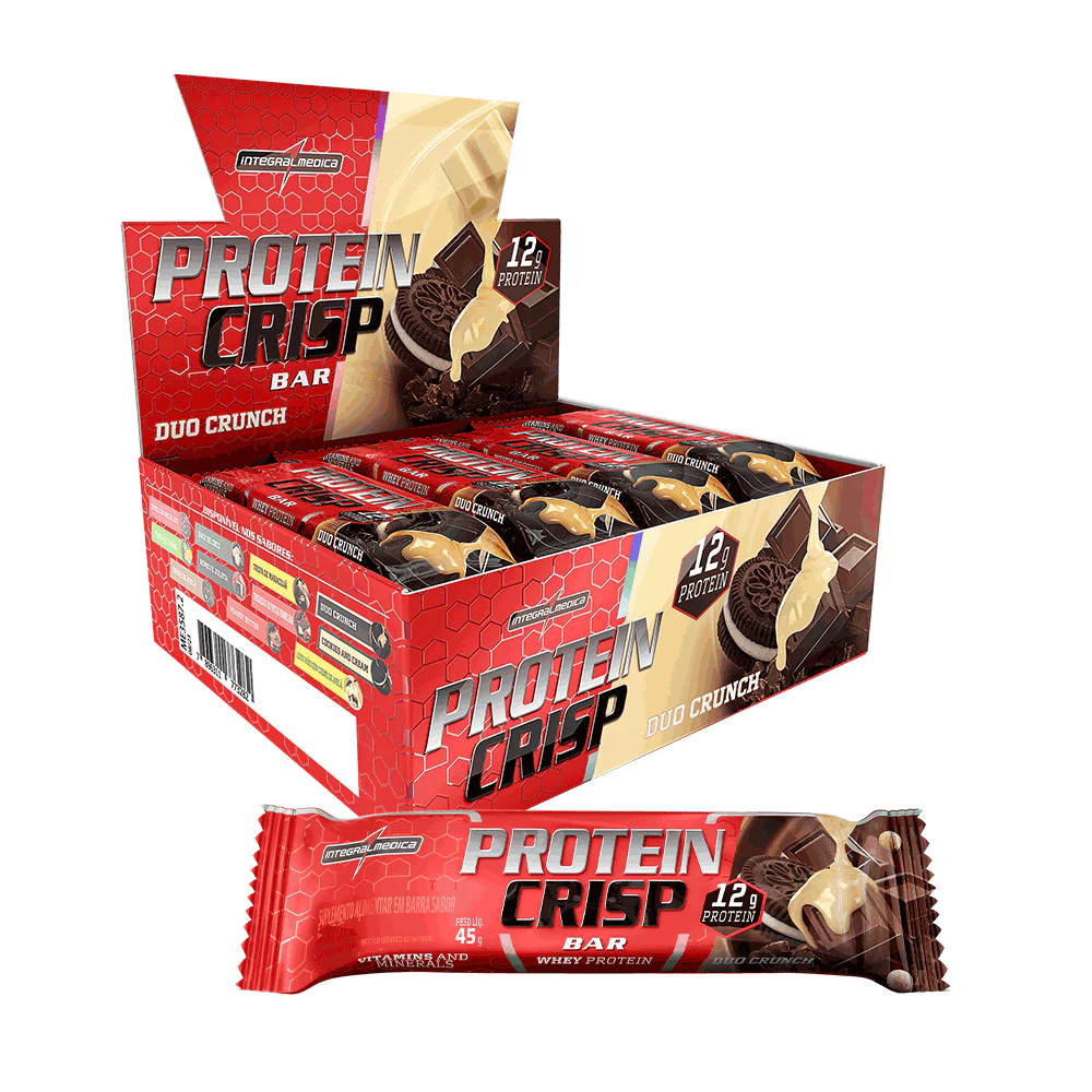 Barra de proteina Integralmedica - Duo Crunch (12 unidades)