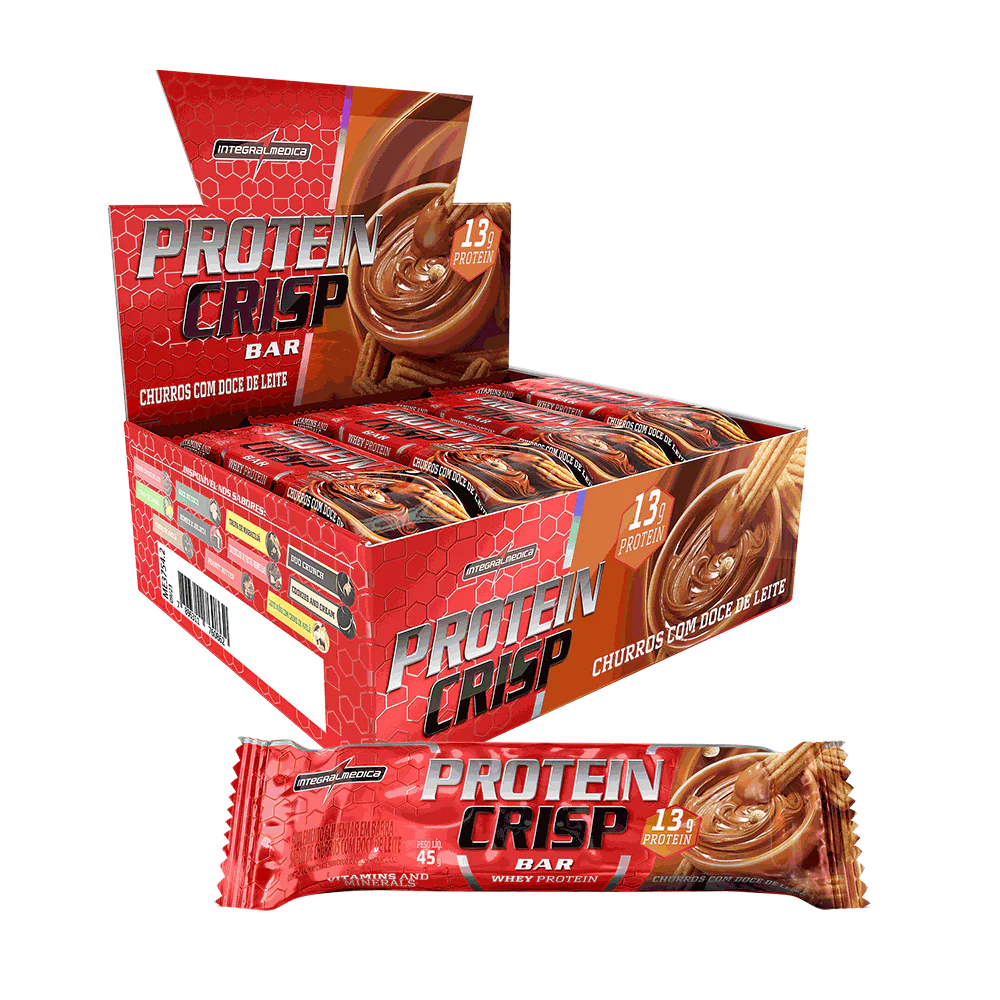 Barra de proteina Integralmedica - Churros con dulce de leche (12 unidades)