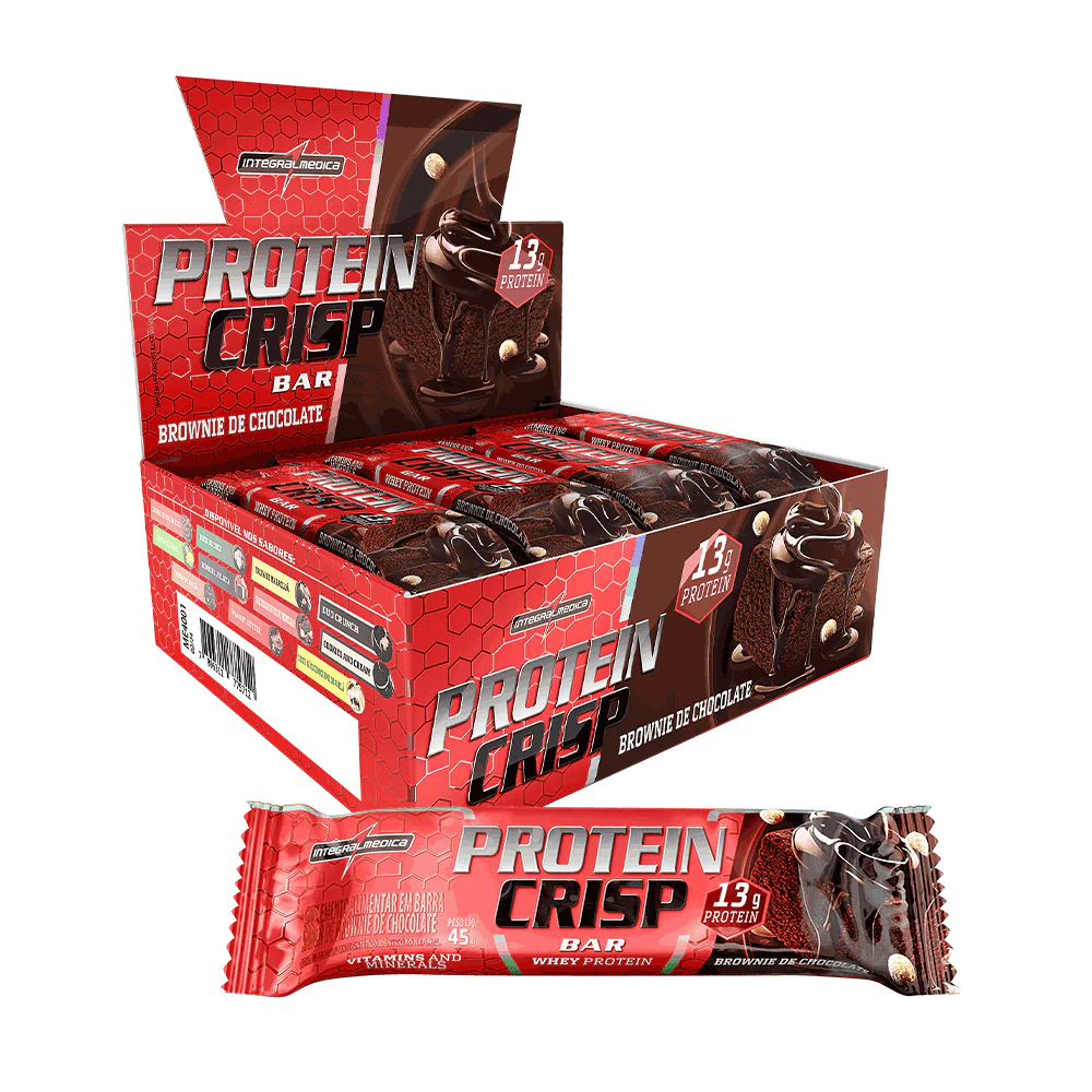 Barra de proteina Integralmedica - Brownie de chocolate (12 unidades)