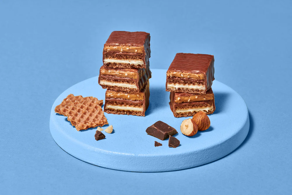 Barra de proteina Maxi Nutrition - Waffle Milk & Coconut (12 unidades)