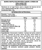 Barra de proteina Maxi Nutrition - Waffle Hazelnut Spread (12 unidades)