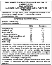 Barra de proteina Maxi Nutrition – Waffle Caramel Spread (12 unidades)