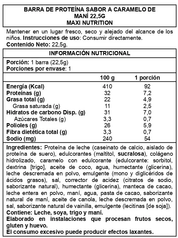 Barra de proteina Maxi Nutrition - Peanut Caramel (15 unidades)