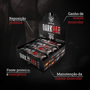 Barra de proteina Darkness - Peanut Butter Almendras (8 unidades)