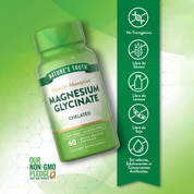 Magnesio Glicinato Natures Truth - Magnesium Glycinate 200 mg (60 cápsulas)