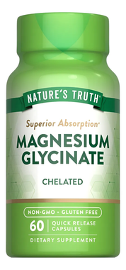 Magnesio Glicinato Natures Truth - Magnesium Glycinate 200 mg (60 cápsulas)