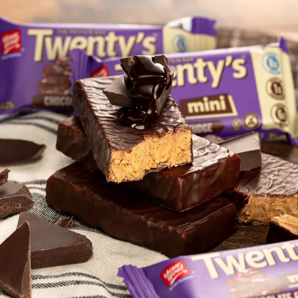 Barra de proteina Yourgoal - Twenty Mini Chocolate Fudge (5 unidades)
