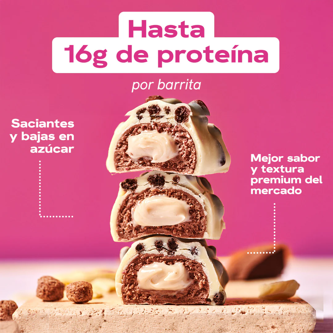 Barra de proteina Maxi Nutrition – Chocolate Cookie & Milk (12 unidades)