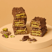 Barra de proteina Maxi Nutrition - Waffle Pistacho Spread (12 unidades)