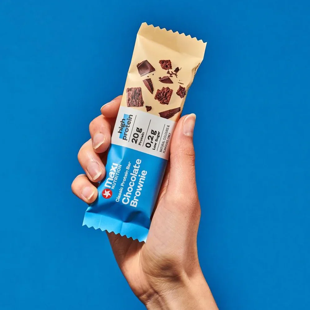 Barra de proteina Maxi Nutrition – Chocolate Brownie (16 unidades)