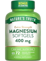 Magnesio Natures Truth - Magnesium 400 mg (72 cápsulas)
