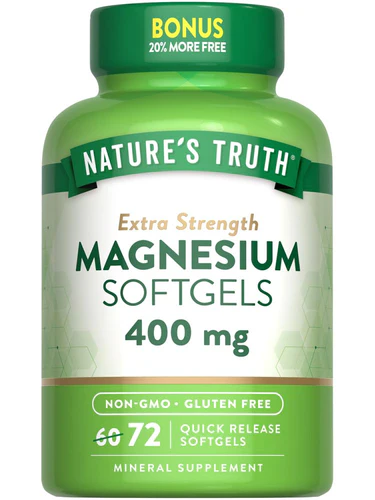 Magnesio Natures Truth - Magnesium 400 mg (72 cápsulas)
