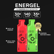 Gel Energetico QNT Energel - Fruta 25 unidades (55ml c/u)