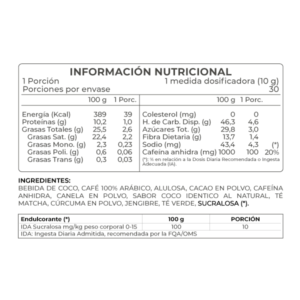 Cafe Revitta - Energizante Coffit 300 gr (30 servicios)