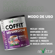 Cafe Revitta - Mushroom Coffit 300 gr (30 servicios)