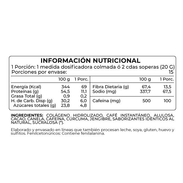 Cafe Revitta - Collagen Coffit 300 gr (15 servicios)