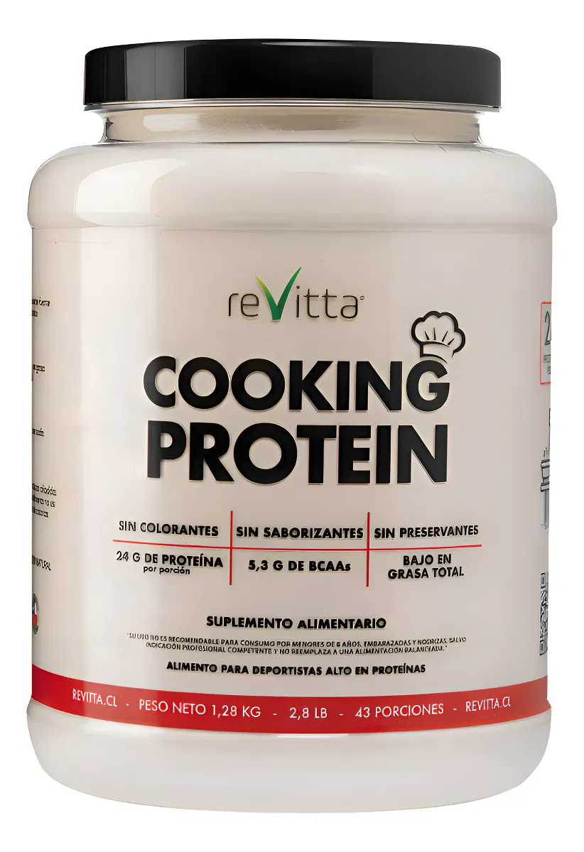 Proteina en polvo Whey Revitta - Cooking Protein 1,28 kg (43 servicios)