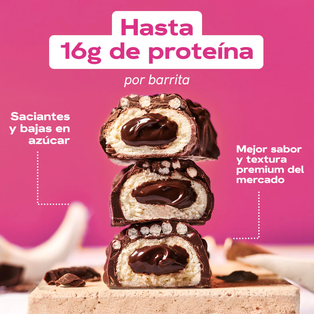 Barra de proteina Maxi Nutrition - Dark Chocolate Coconut (12 unidades)