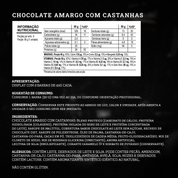 Barra de proteina Darkness - Chocolate Bitter con Castañas (8 unidades)