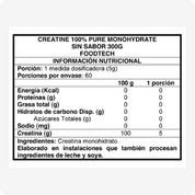 Creatina Monohidratada + Shaker Foodtech - 300 gr (60 servicios)