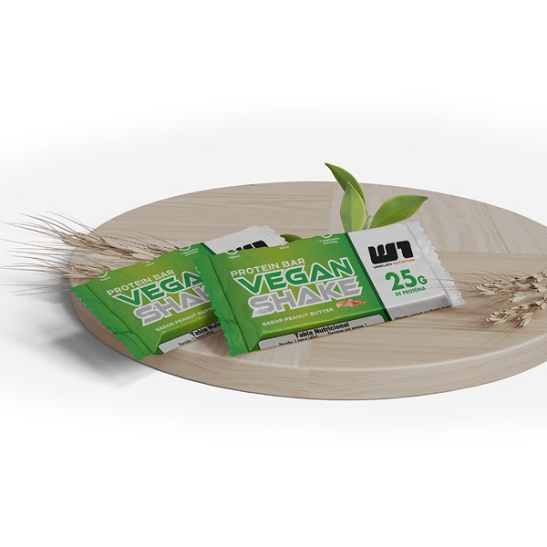 Barra de proteina Winkler Nutrition - Vegan Peanut Butter (12 unidades)