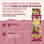 Barra de cereal Wild Soul bar - Almendra Cranberry Coco (16 unidades)