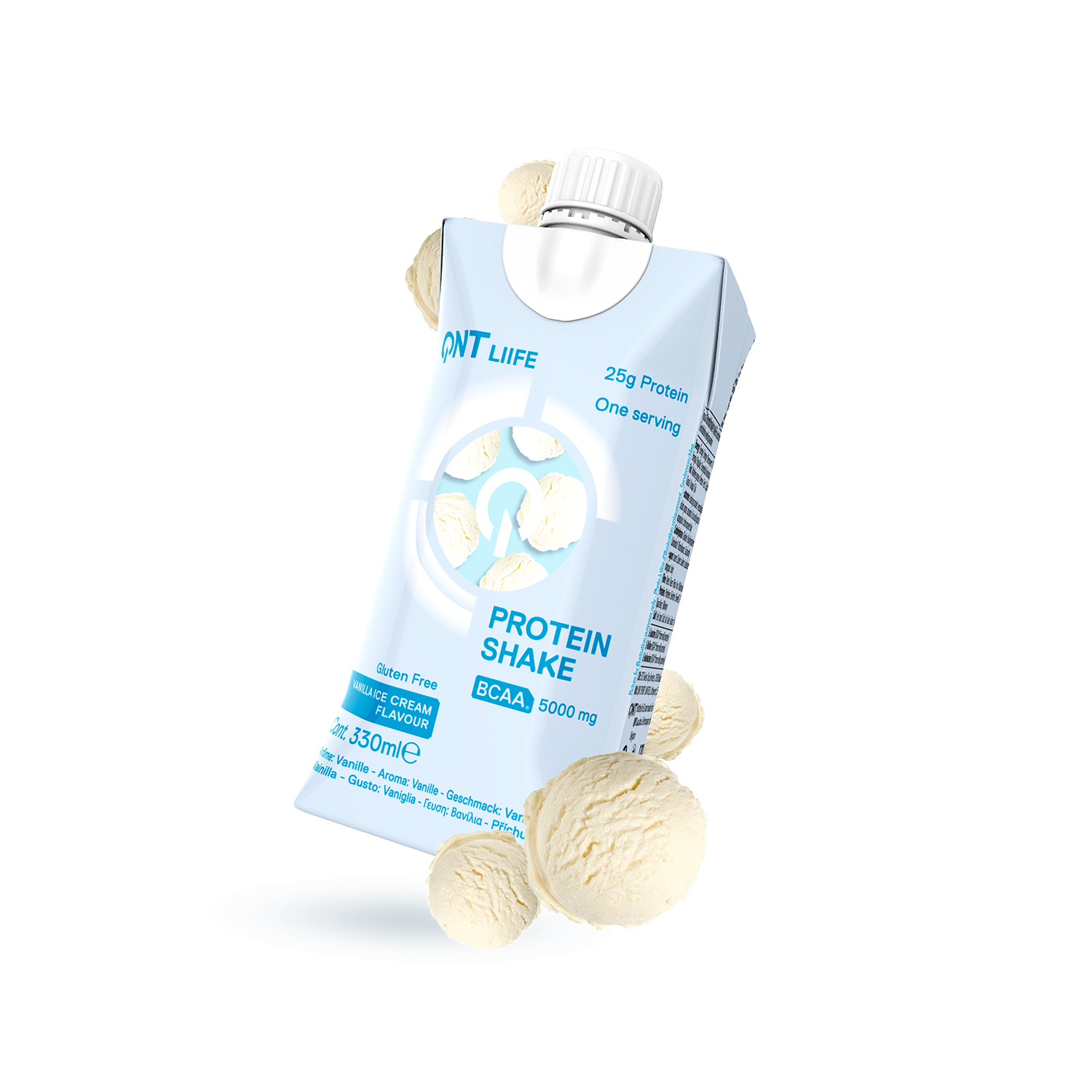 Batido de proteina QNT - Vainilla 330 ml (12 unidades)