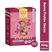 Barra de cereal Wild Soul bar - Almendra Cranberry Coco (5 unidades)