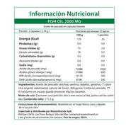 Omega 3 Natures Truth - Fish Oil 2000 mg con esencia de limón (125 cápsulas)