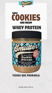 Mantequilla de mani Smutter - Cookies & Cream 450g