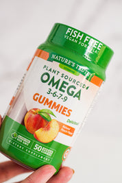 Gomitas de Omega 3-6-7-9 Natures Truth - Vegan Gummies (50 unidades)