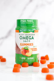 Gomitas de Omega 3-6-7-9 Natures Truth - Vegan Gummies (50 unidades)