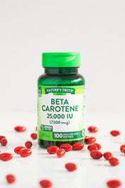 Betacaroteno 25.000 UI Natures Truth - Betacarotene 7.500 mcg (100 cápsulas)