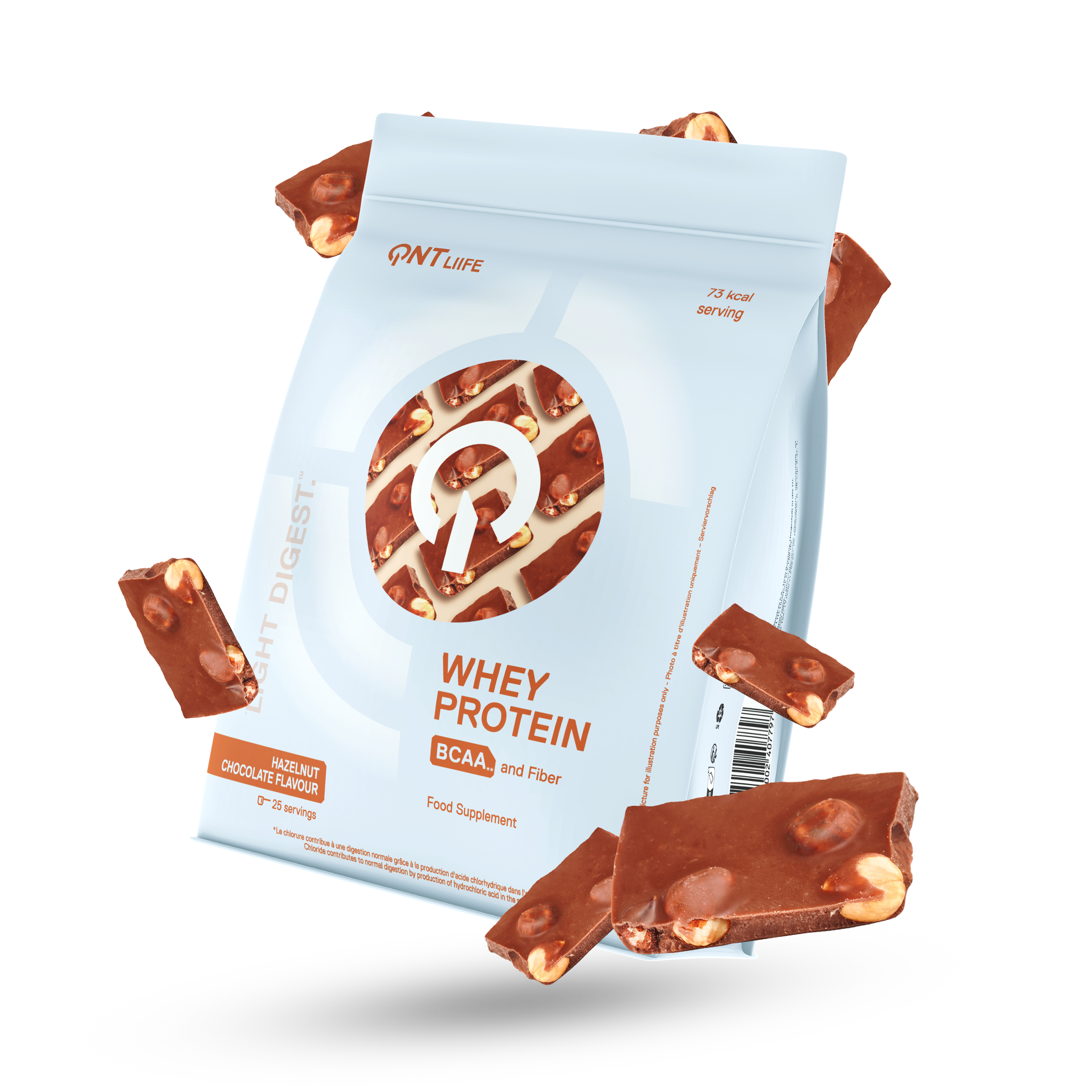 Proteina en polvo QNT - Whey Protein Chocolate Hazelnut 500 gr