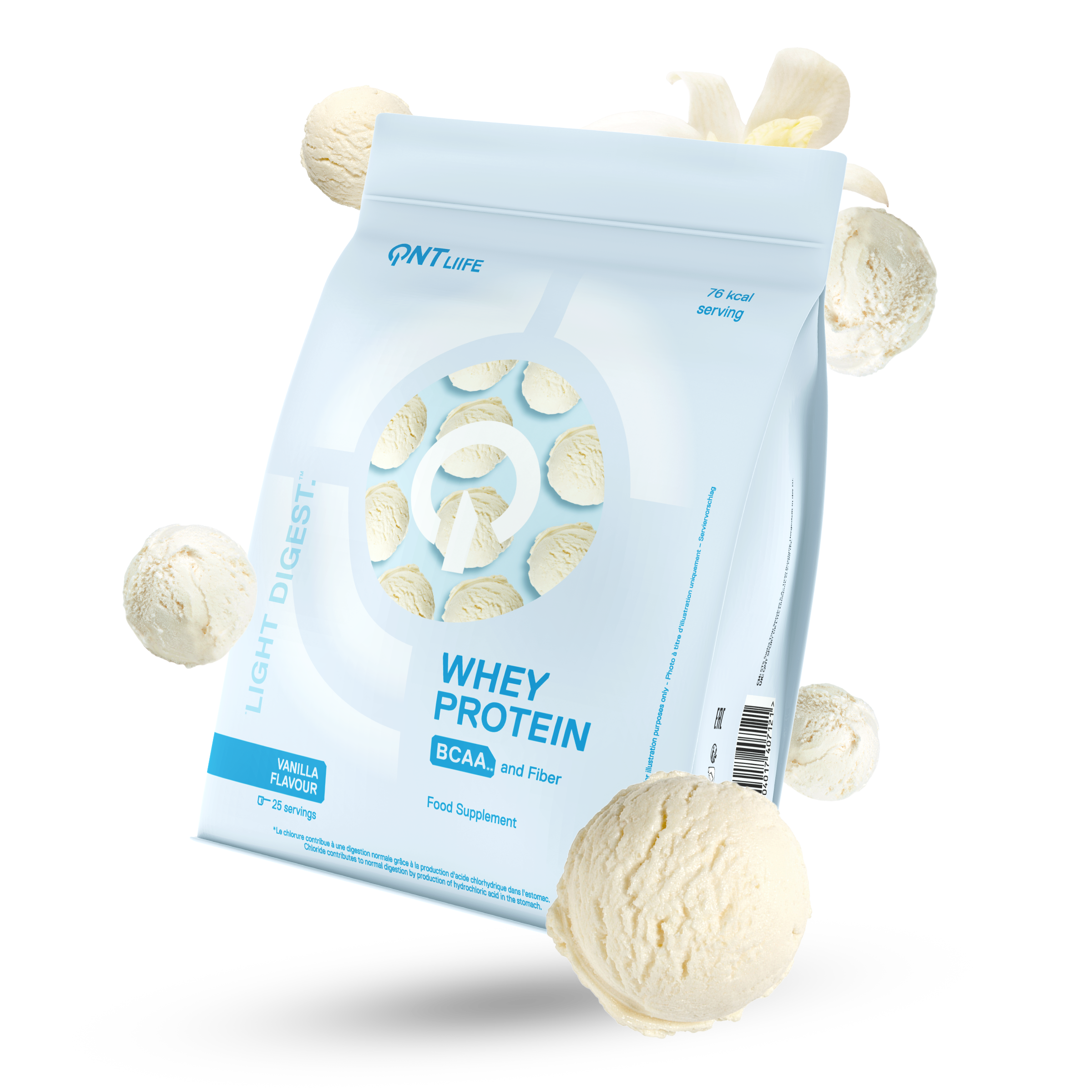 Proteina en polvo QNT - Whey Protein Vainilla 500 gr