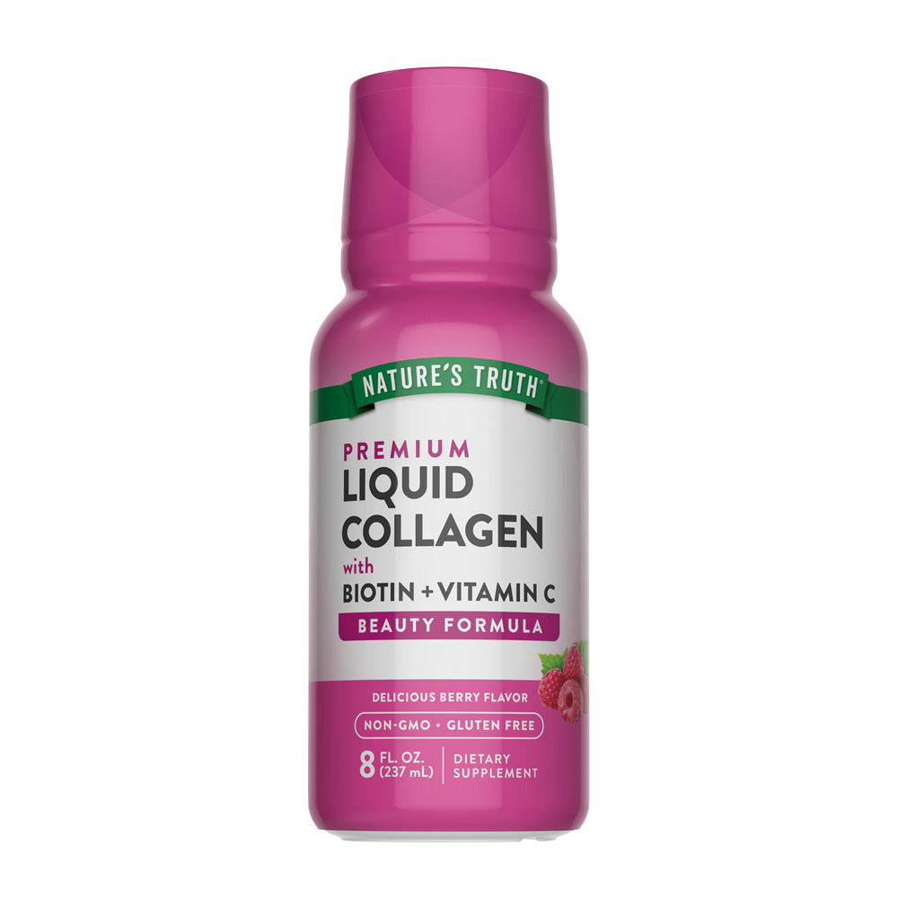 Colageno Natures Truth - Colágeno Líquido + Biotina + Vitamina C 237ml