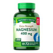 Magnesio Natures Truth - Magnesium 400 mg (72 cápsulas)