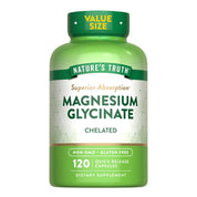 Magnesio Glicinato Natures Truth - Magnesium Glycinate 200 mg (120 cápsulas)