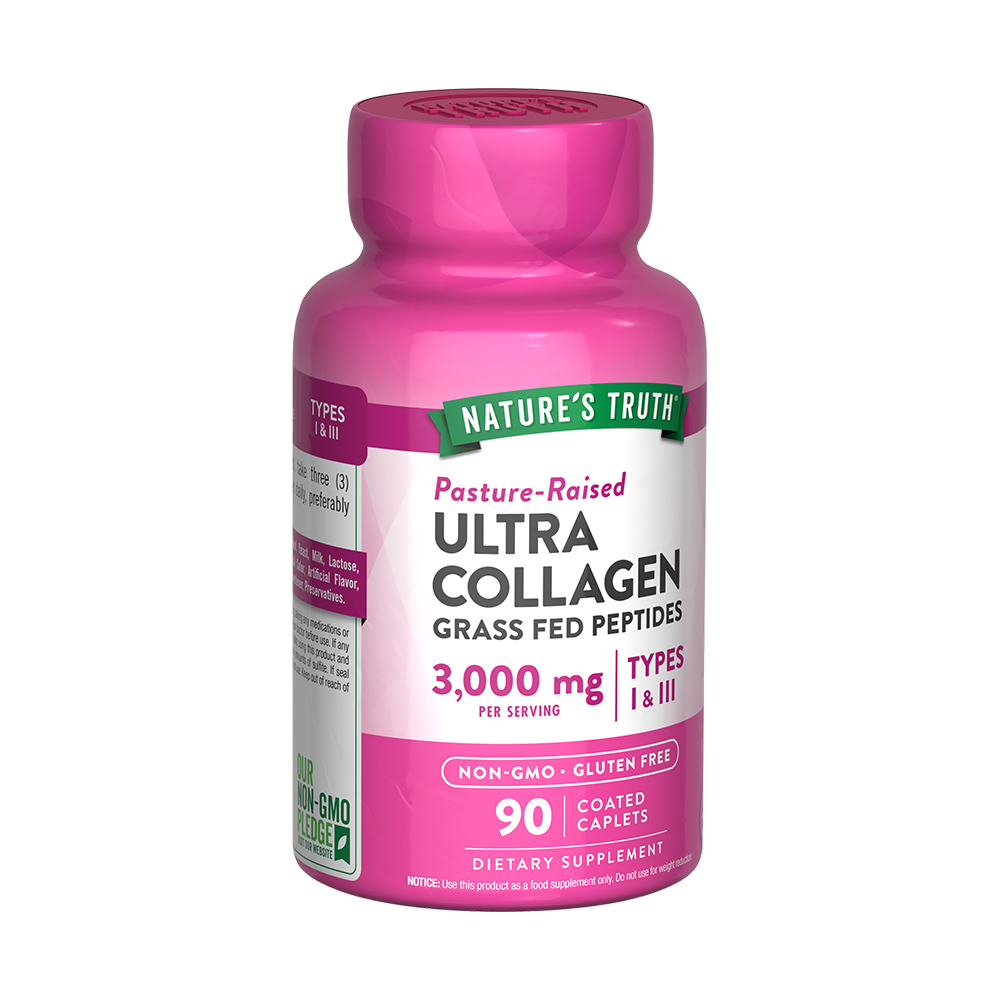 Colageno Hidrolizado Natures Truth - Ultra Collagen Tipo I & III con Vitamina C (90 cápsulas)