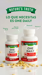 Multivitamínico Natures Truth - One Daily (100 cápsulas)