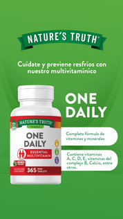 Multivitamínico Natures Truth - One Daily (100 cápsulas)