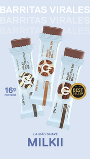 Barra de proteina QNT - Milkii Coconut Flakes (12 unidades)